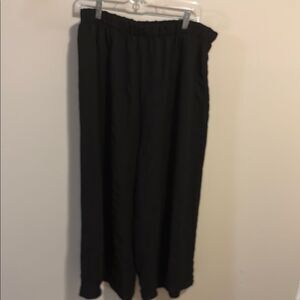 Geegee 1xl Black Wide Leg Pants